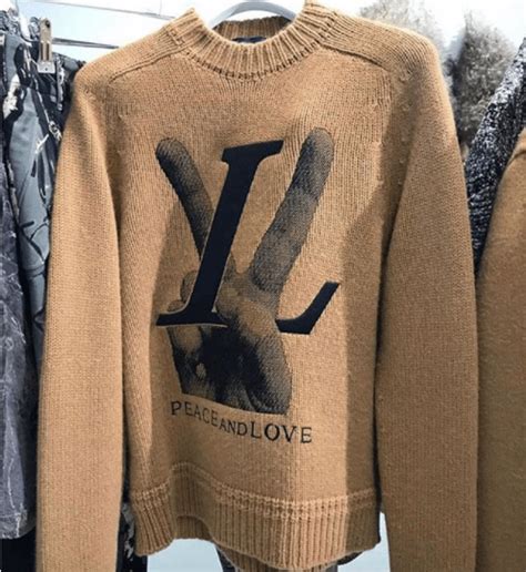 louis vuitton sweater peace and love|louis vuitton sweater bag.